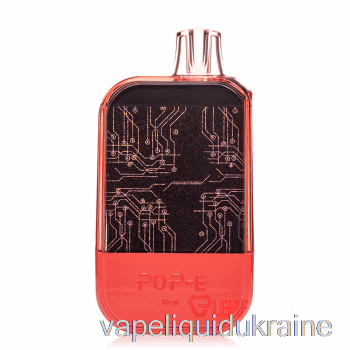 Vape Liquid Ukraine Pop-E 10000 Disposable Red